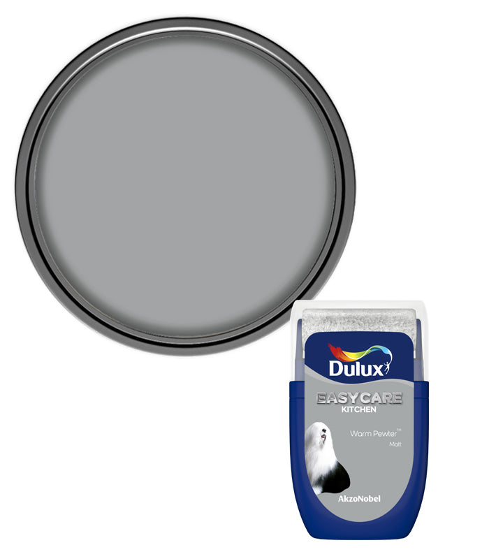 Dulux Easycare Kitchen Matt Tester Pot - 30ml - Warm Pewter