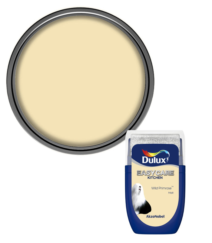 Dulux Easycare Kitchen Matt Tester Pot - 30ml - Wild Primrose