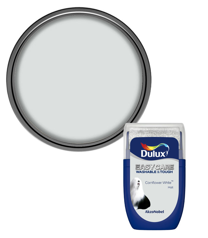 Dulux Easycare Washable Tough Matt Tester Pot - 30ml Cornflower White