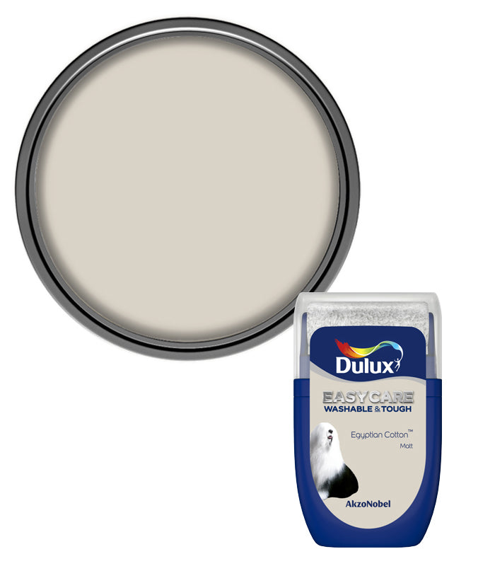 Dulux Easycare Washable Tough Matt Tester Pot - 30ml - Egyptian Cotton