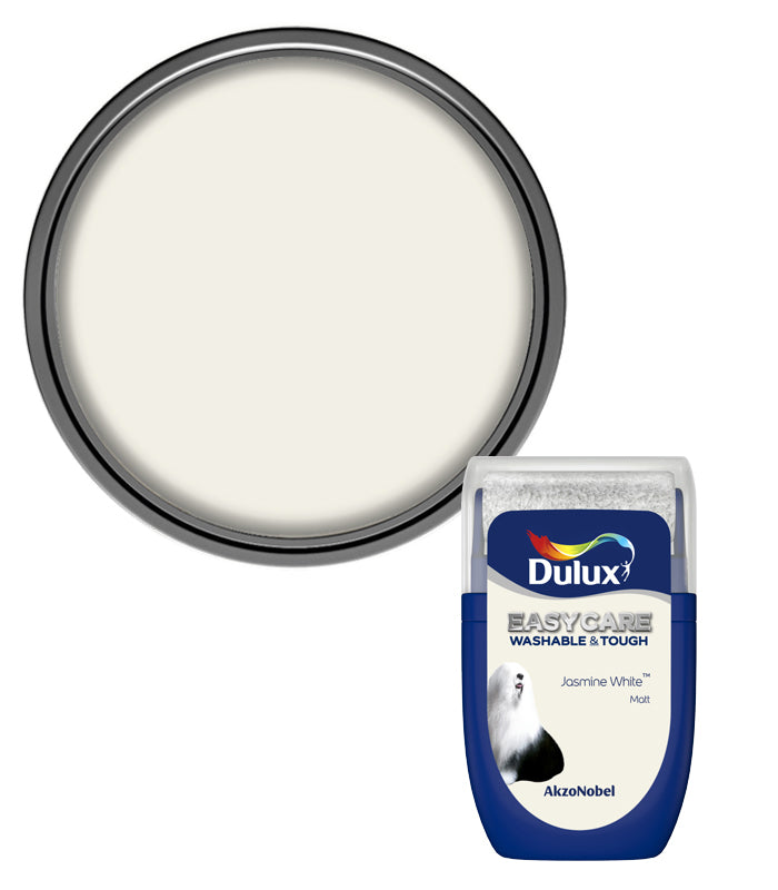 Dulux Easycare Washable Tough Matt Tester Pot - 30ml - Jasmine White