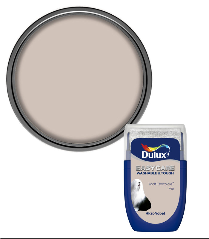 Dulux Easycare Washable Tough Matt Tester Pot - 30ml - Malt Chocolate