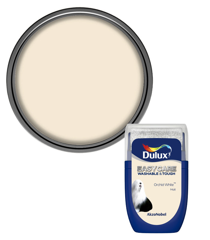 Dulux Easycare Washable Tough Matt Tester Pot - 30ml - Orchid White