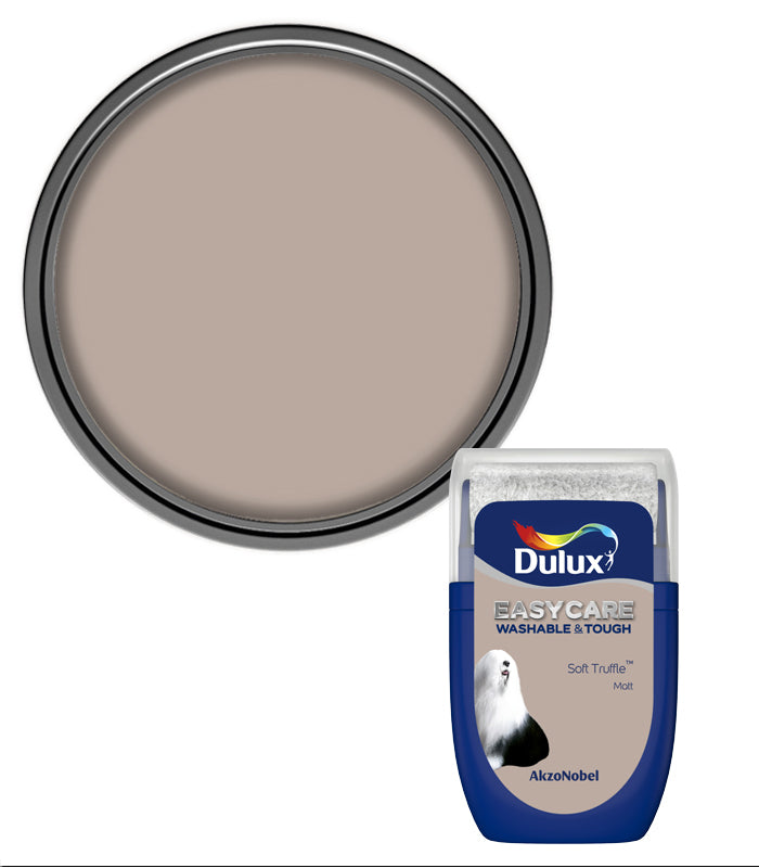 Dulux Easycare Washable Tough Matt Tester Pot - 30ml - Soft Truffle