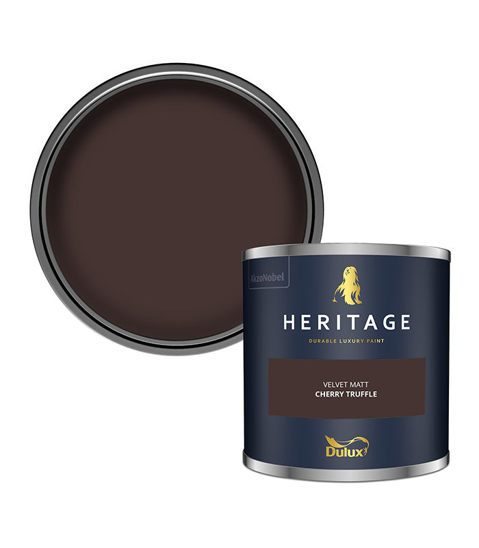 Dulux Heritage Velvet Matt - 125ml Tester Pot - Cherry Truffle