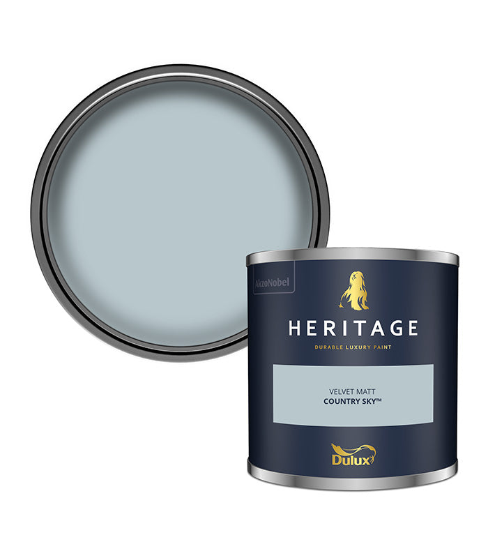 Dulux Heritage Velvet Matt - 125ml Tester Pot - Country Sky