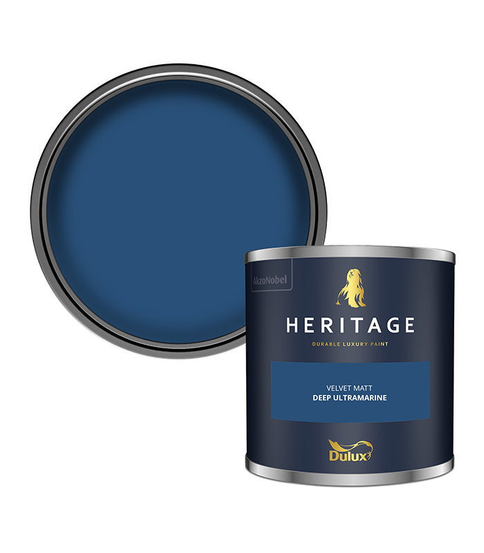Dulux Heritage Velvet Matt - 125ml Tester Pot - Deep Ultramarine