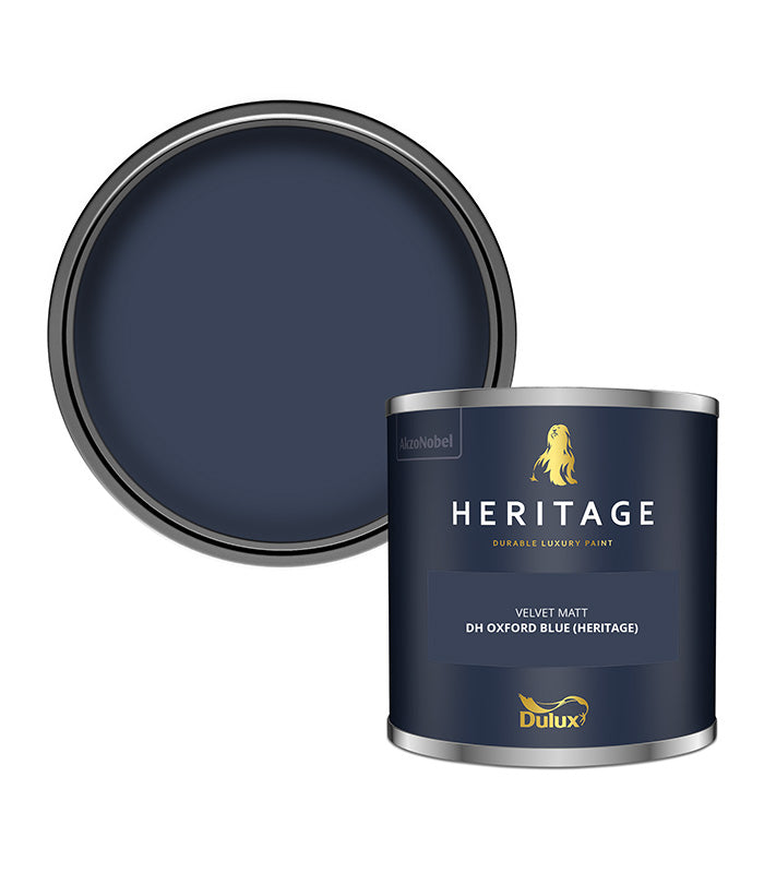 Dulux Heritage Velvet Matt - 125ml Tester Pot - DH Oxford Blue