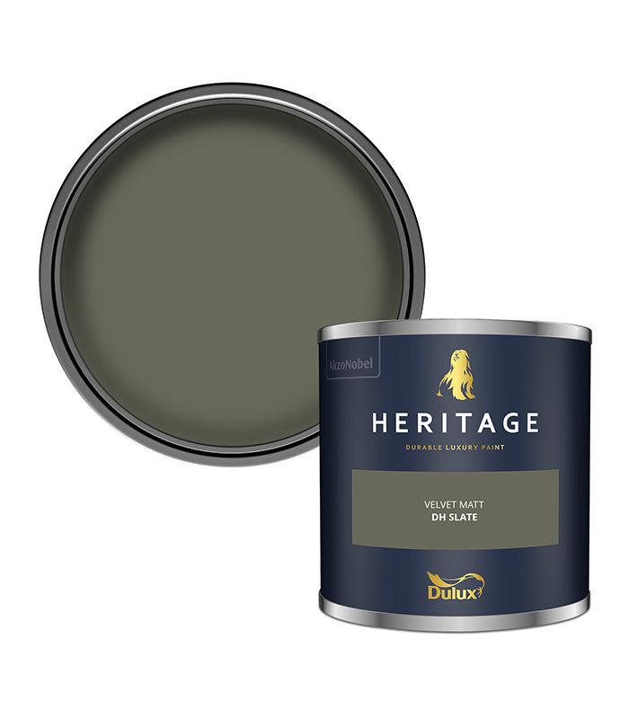 Dulux Heritage Velvet Matt - 125ml Tester Pot - DH Slate