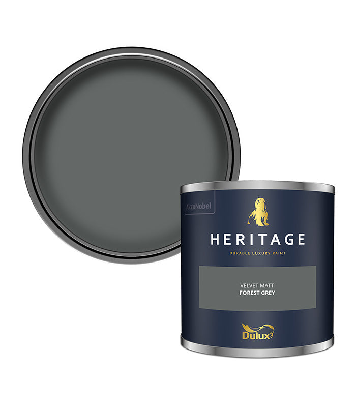 Dulux Heritage Velvet Matt - 125ml Tester Pot - Forest Grey