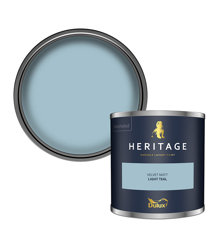 Dulux Heritage Velvet Matt - 125ml Tester Pot - Light Teal