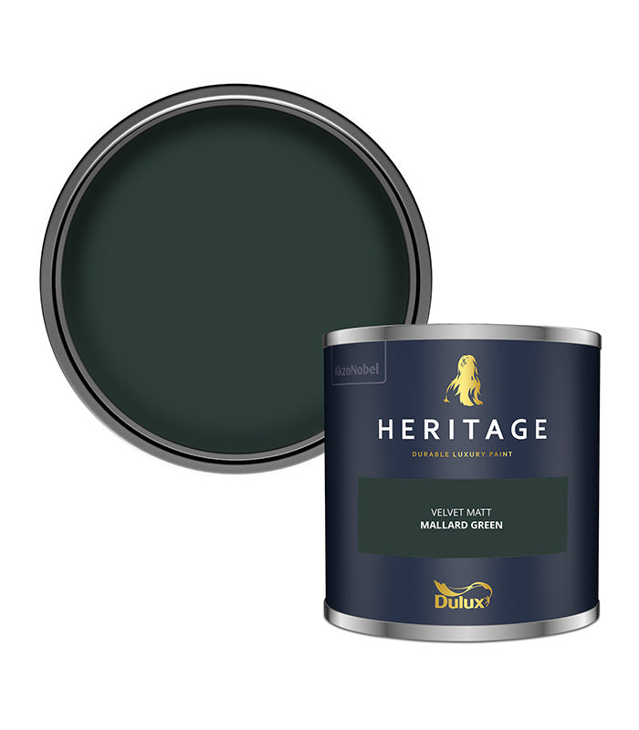 Dulux Heritage Velvet Matt - 125ml Tester Pot - Mallard Green
