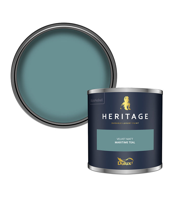 Dulux Heritage Velvet Matt - 125ml Tester Pot - Maritime Teal