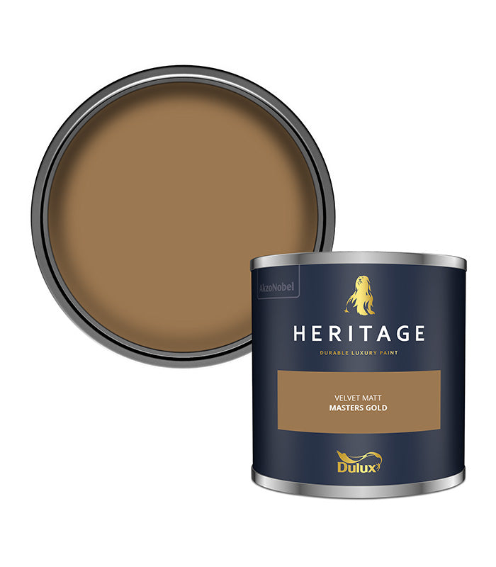 Dulux Heritage Velvet Matt - 125ml Tester Pot - Masters Gold