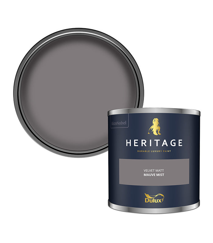 Dulux Heritage Velvet Matt - 125ml Tester Pot - Mauve Mist