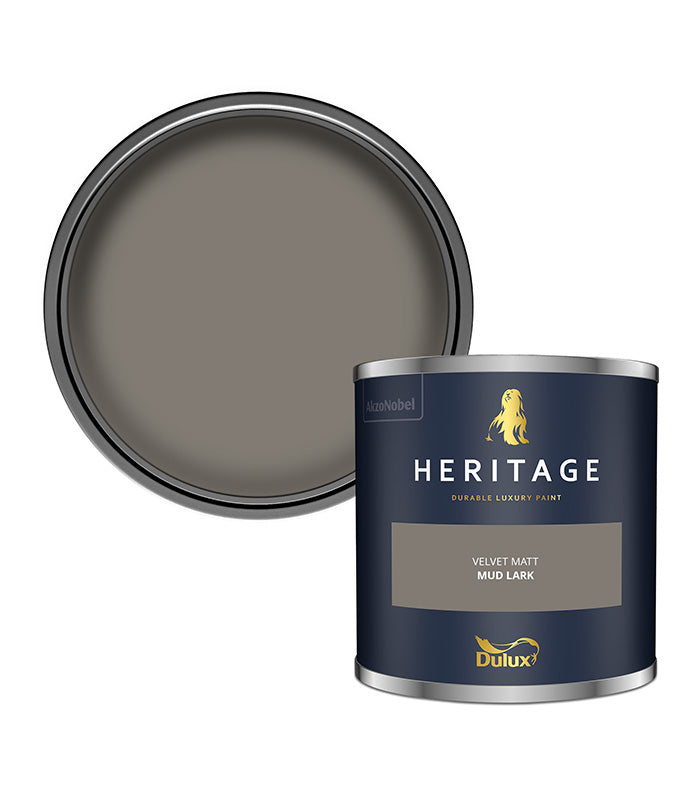 Dulux Heritage Velvet Matt - 125ml Tester Pot - Mud Lark