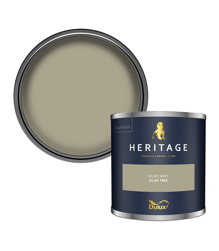 Dulux Heritage Velvet Matt - 125ml Tester Pot - Olive Tree