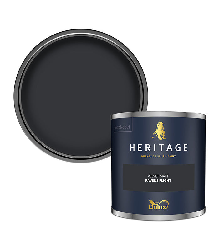 Dulux Heritage Velvet Matt - 125ml Tester Pot - Ravens Flight