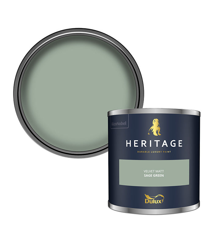 Dulux Heritage Velvet Matt - 125ml Tester Pot - Sage Green