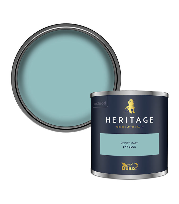 Dulux Heritage Velvet Matt - 125ml Tester Pot - Sky Blue