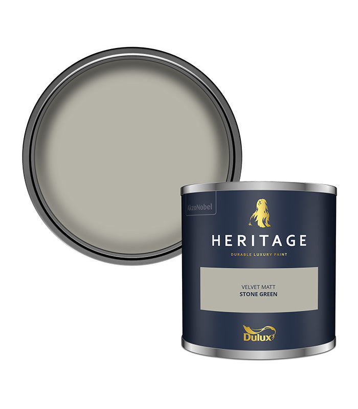 Dulux Heritage Velvet Matt - 125ml Tester Pot - Stone Green