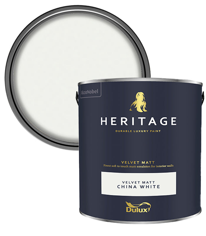 Dulux Heritage Velvet Matt - 2.5L - China White