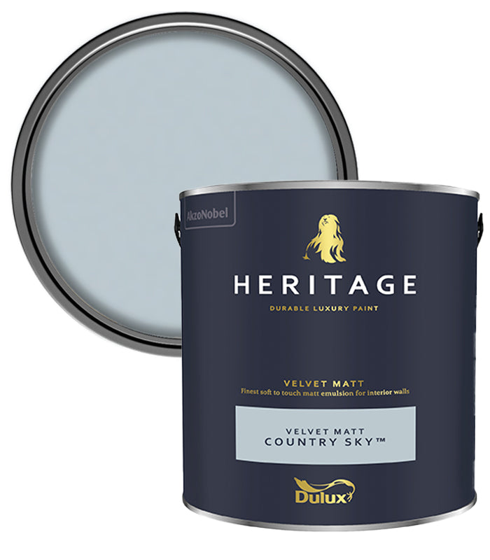 Dulux Heritage Velvet Matt - 2.5L - Country Sky