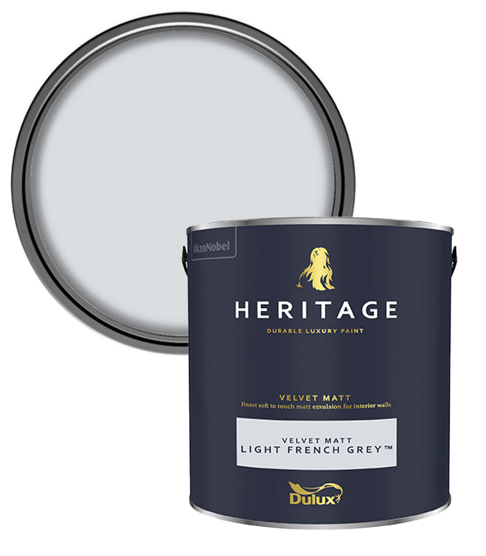 Dulux Heritage Velvet Matt - 2.5L - Light French Grey