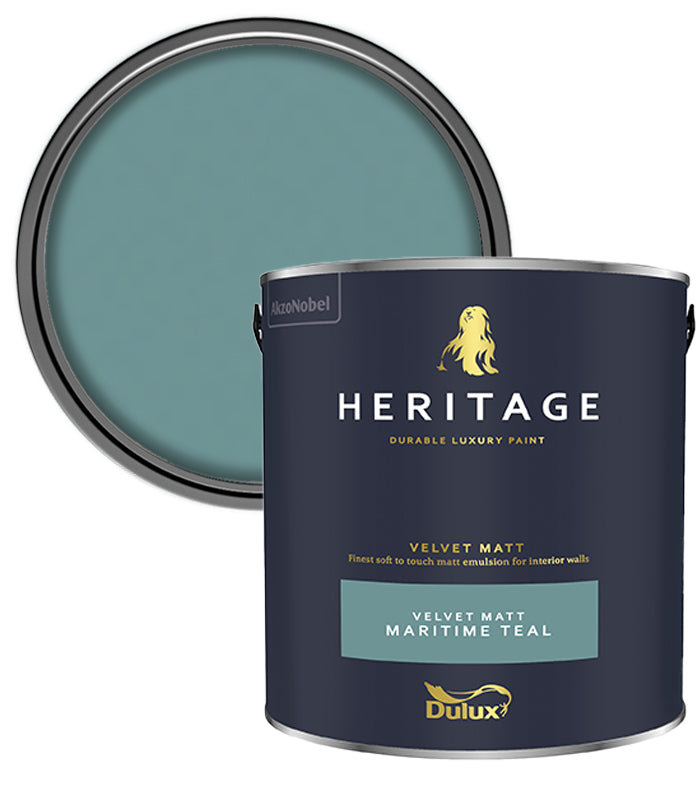 Dulux Heritage Velvet Matt - 2.5L - Maritime Teal