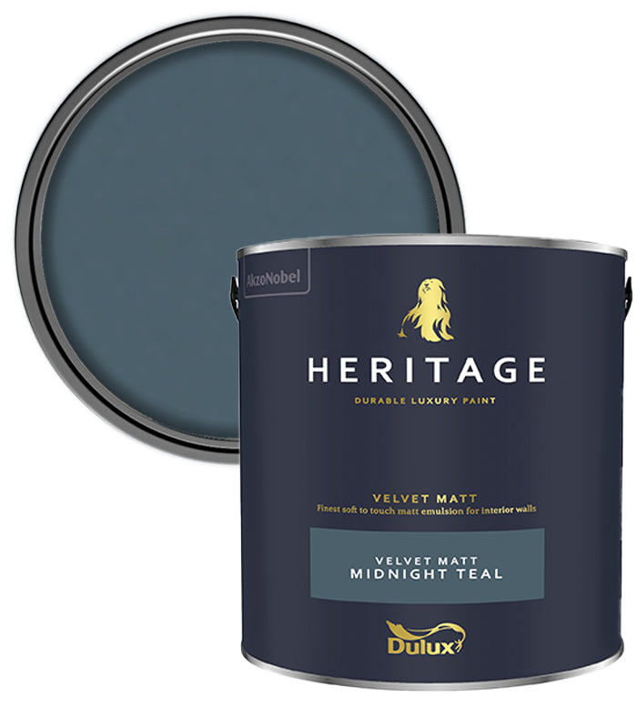 Dulux Heritage Velvet Matt - 2.5L - Midnight Teal