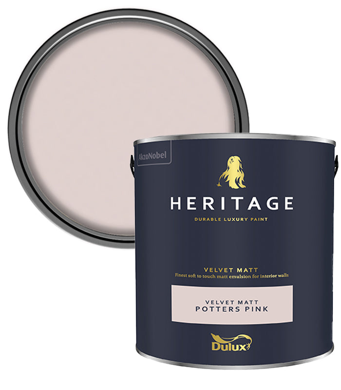 Dulux Heritage Velvet Matt - 2.5L - Potters Pink