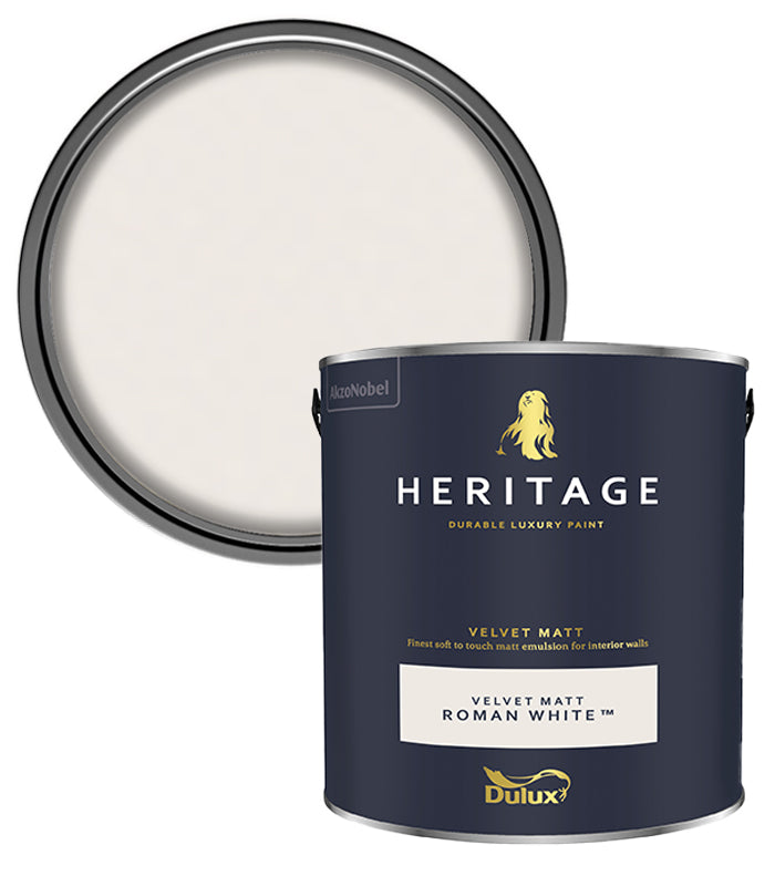 Dulux Heritage Velvet Matt - 2.5L - Roman White