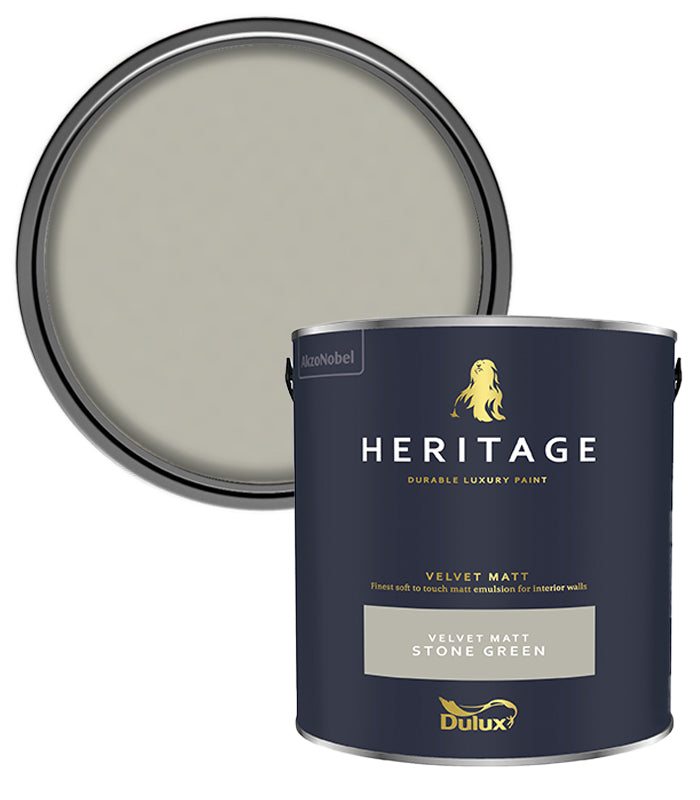 Dulux Heritage Velvet Matt - 2.5L - Stone Green