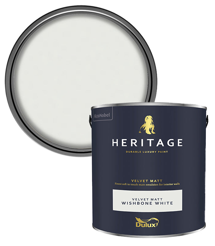 Dulux Heritage Velvet Matt - 2.5L - Wishbone White