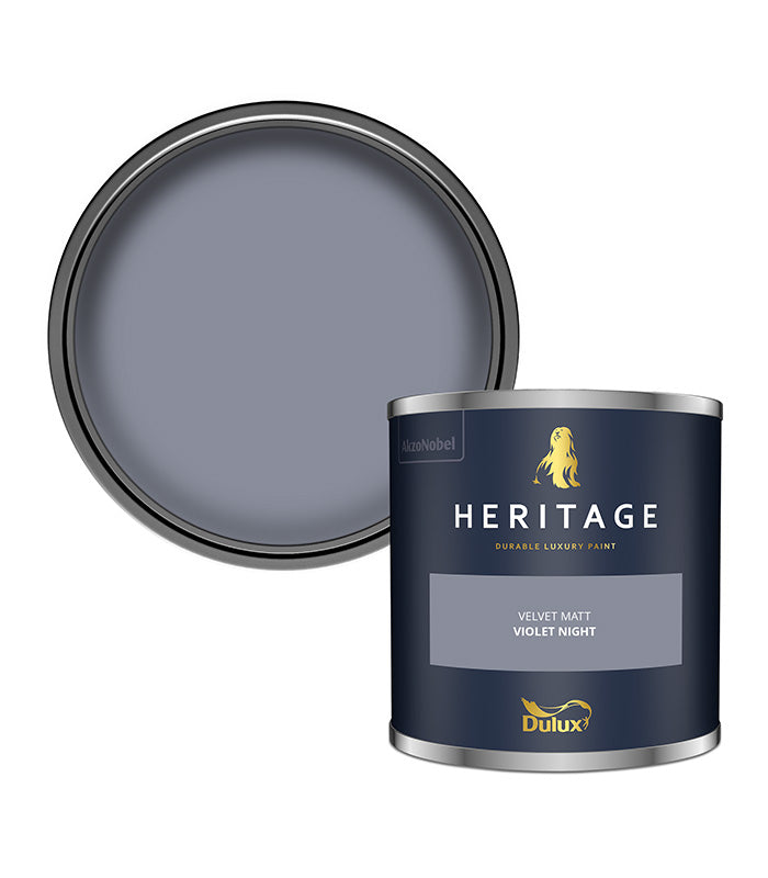 Dulux Heritage Velvet Matt - 125ml Tester Pot - Violet Night