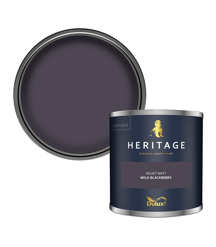Dulux Heritage Velvet Matt - 125ml Tester Pot - Wild Blackberry