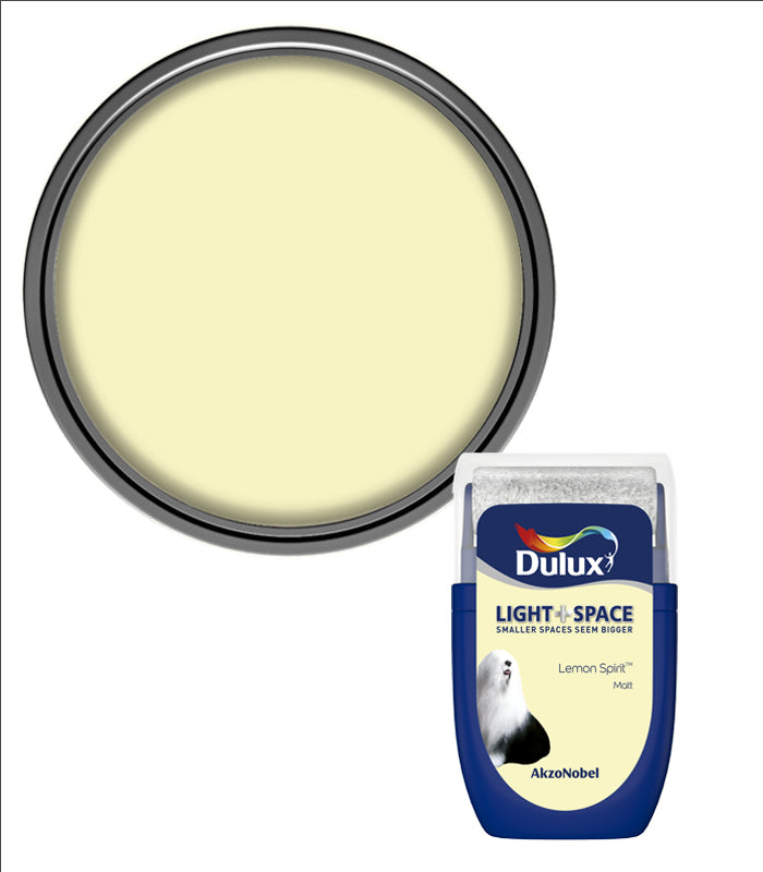 Dulux Light & Space Tester Pot - 30ml - Lemon Spirit