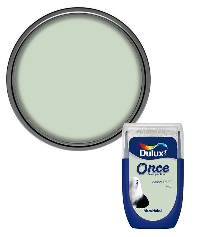 Dulux Retail Once Matt Tester Paint Pot - 30ml - Willow Tree
