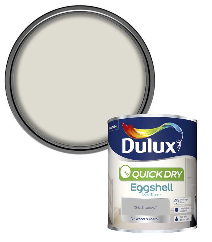 Dulux Quick Dry Eggshell - Chic Shadow - 750ml