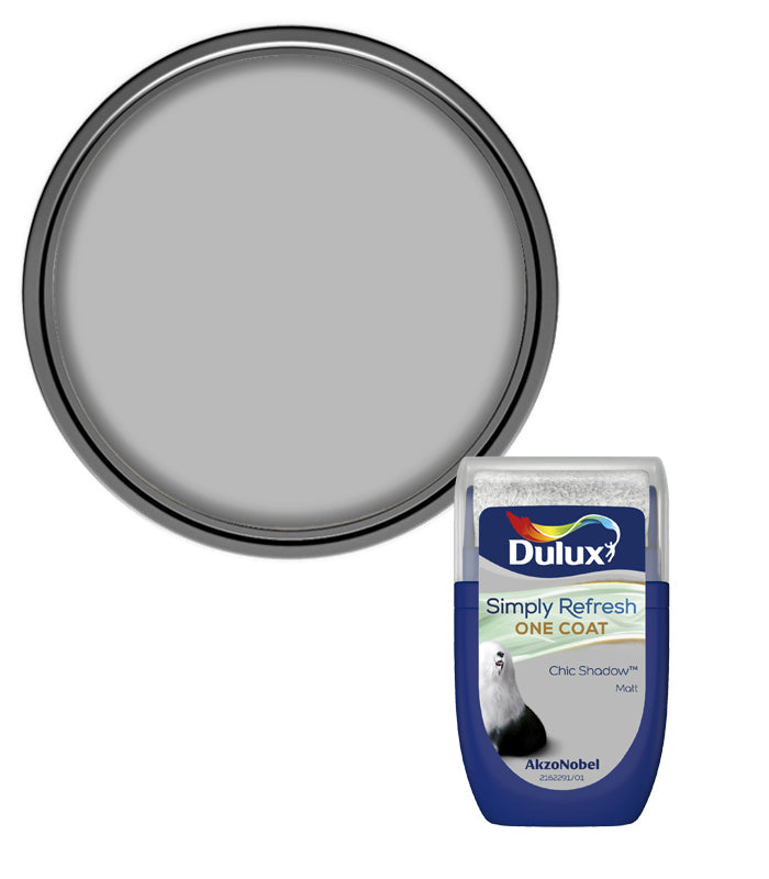 Dulux Simply Refresh One Coat Matt Tester Pot - 30ml - Chic Shadow