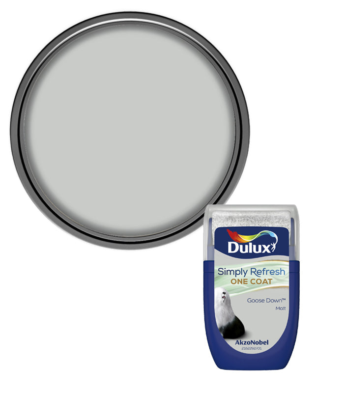 Dulux Simply Refresh One Coat Matt Tester Pot - 30ml - Goose Down