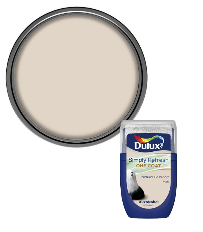 Dulux Simply Refresh One Coat Matt Tester Pot - 30ml - Natural Hessian