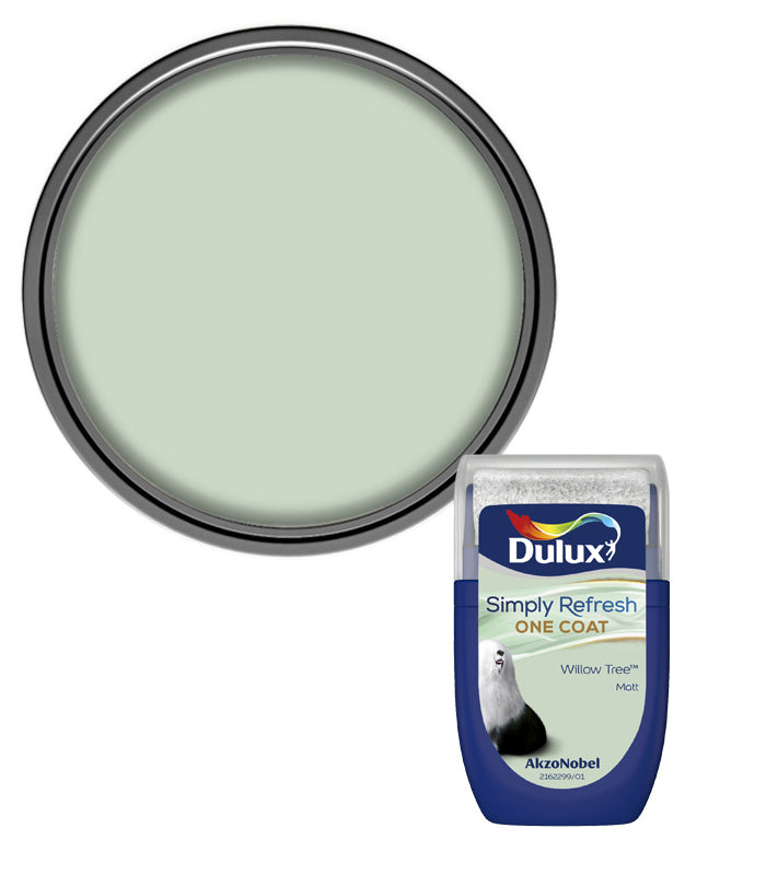 Dulux Simply Refresh One Coat Matt Tester Pot - 30ml - Willow Tree