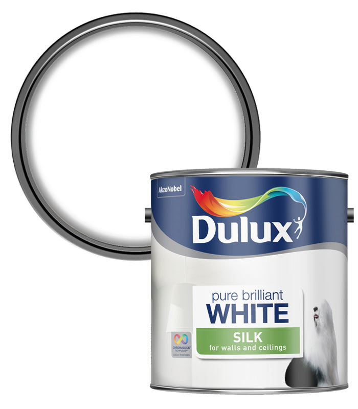 Dulux Retail Silk - Pure Brilliant White - 2.5L