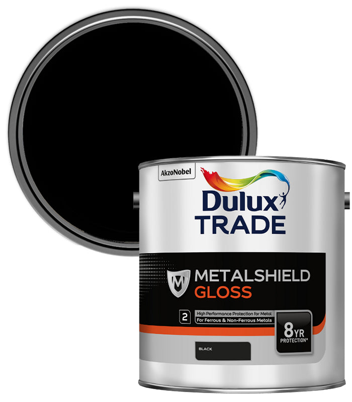 Dulux Trade Metalshield Gloss - Black - 2.5L