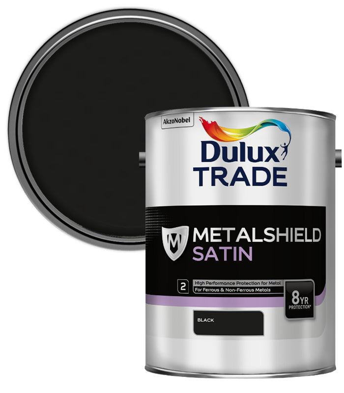 Dulux Trade Metalshield Satin - Black - 5L
