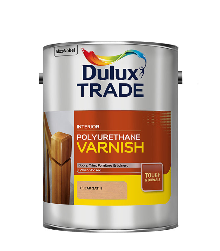 Dulux Trade Polyurethane Varnish - Satin - 5L