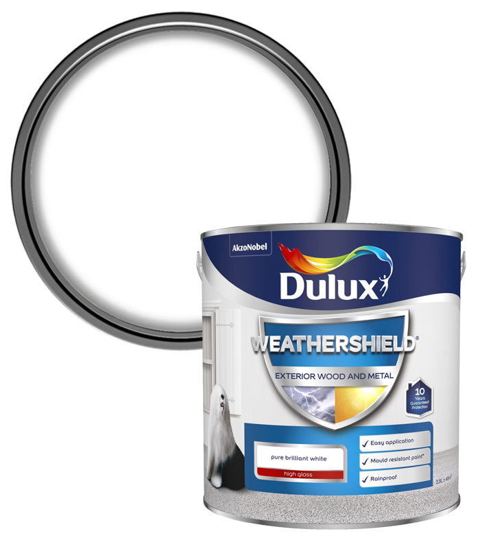 Dulux Weathershield Exterior Gloss PBW 2.5L