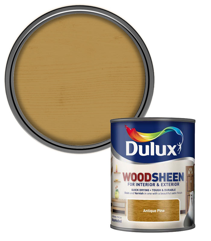 Dulux Woodsheen - Interior & Exterior - Antique Pine - 750ML
