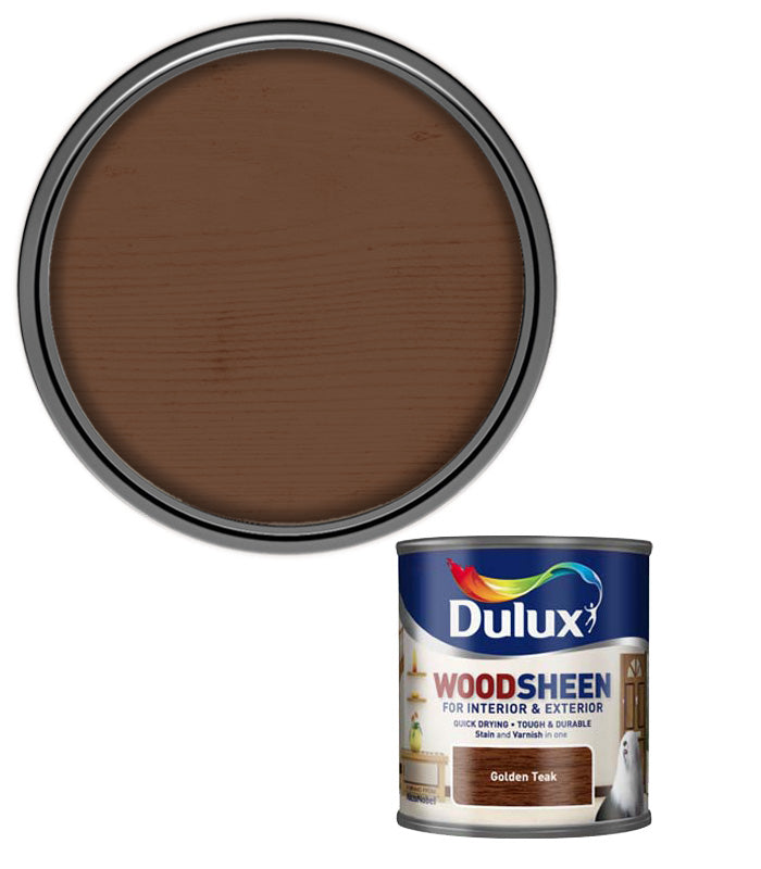 Dulux Woodsheen - Interior & Exterior - Golden Teak - 250ML